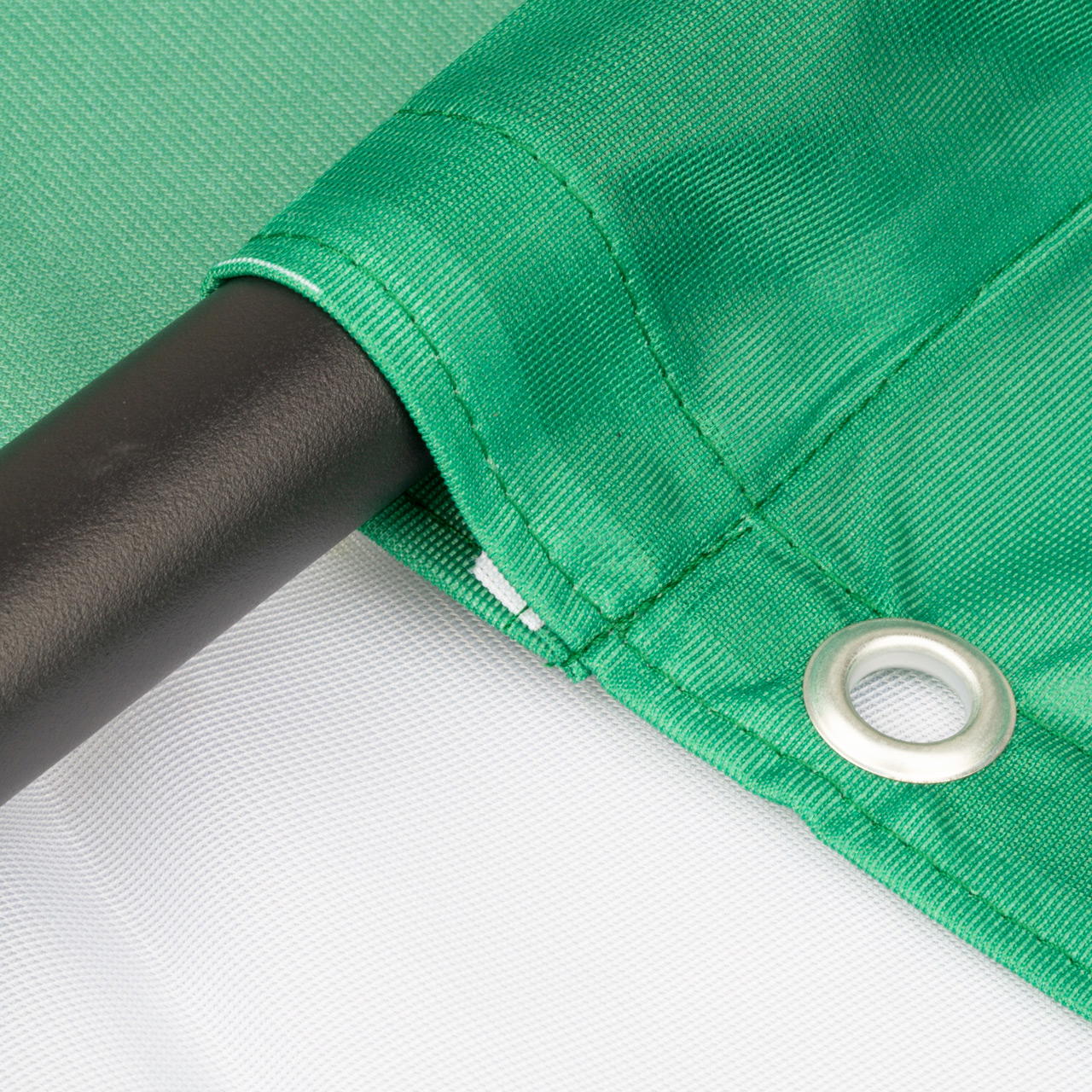 Bauzaun-/ Containerfahne Notausgang Ersatzfahne