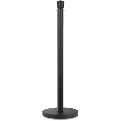 barrier stand with cord | black