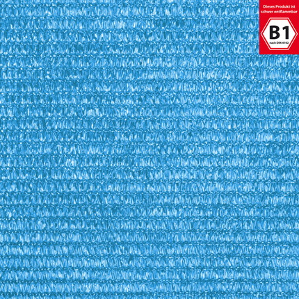Kunststoffnetz PE nach Maß - hellblau Gaze 800 B1 - hellblau