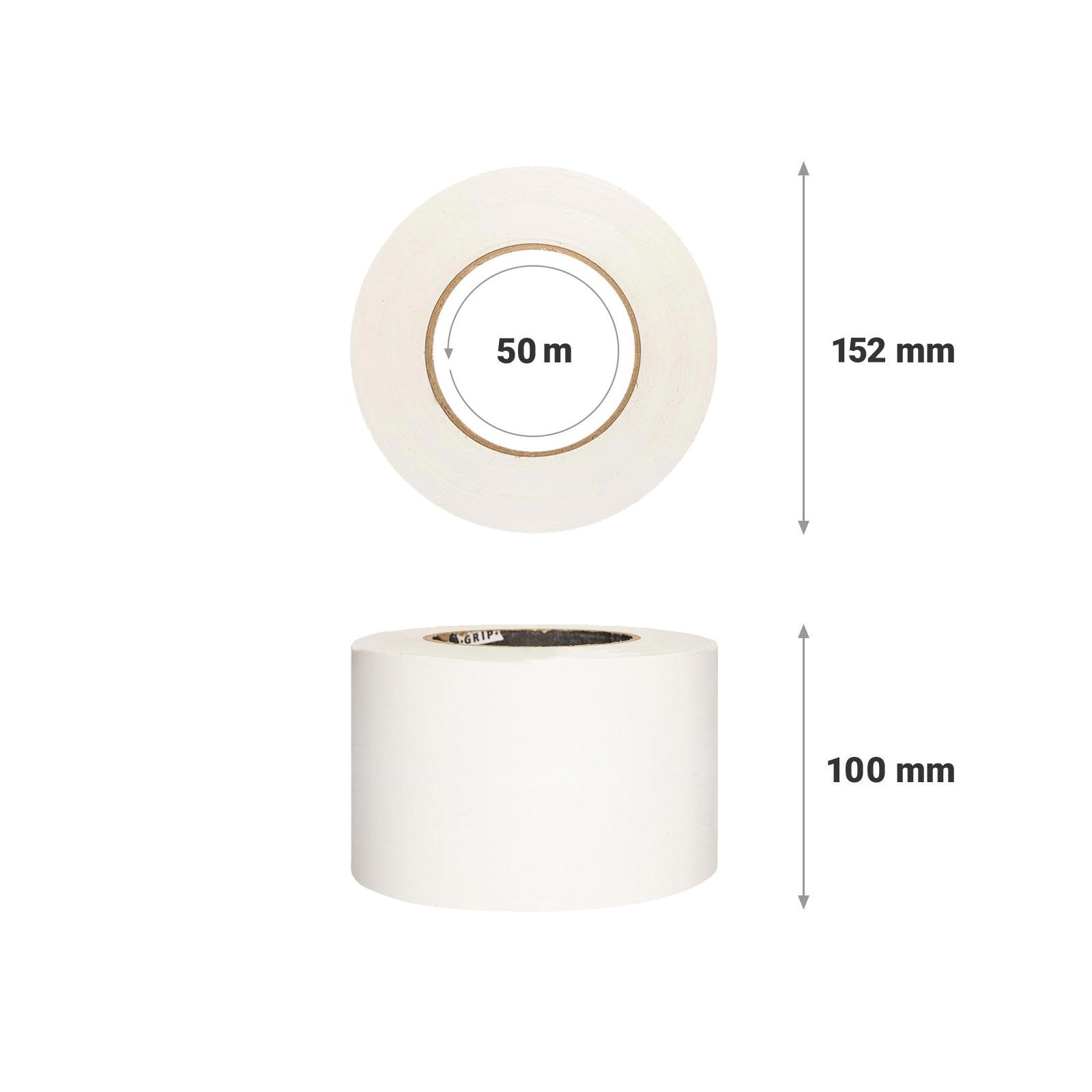 Doppelseitiges Klebeband breit  - 100 mm x 50 m