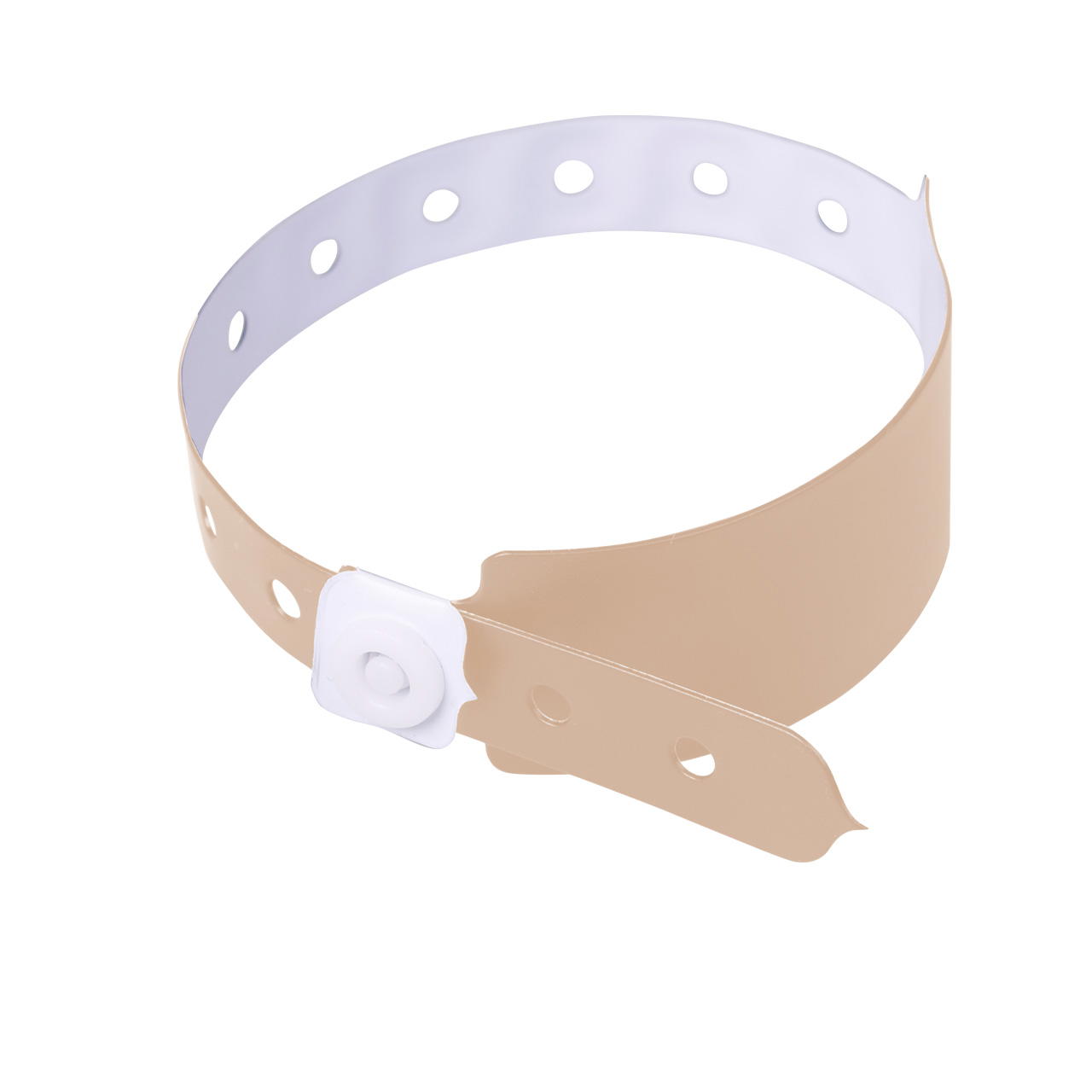 Unprinted vinyl tape - cream