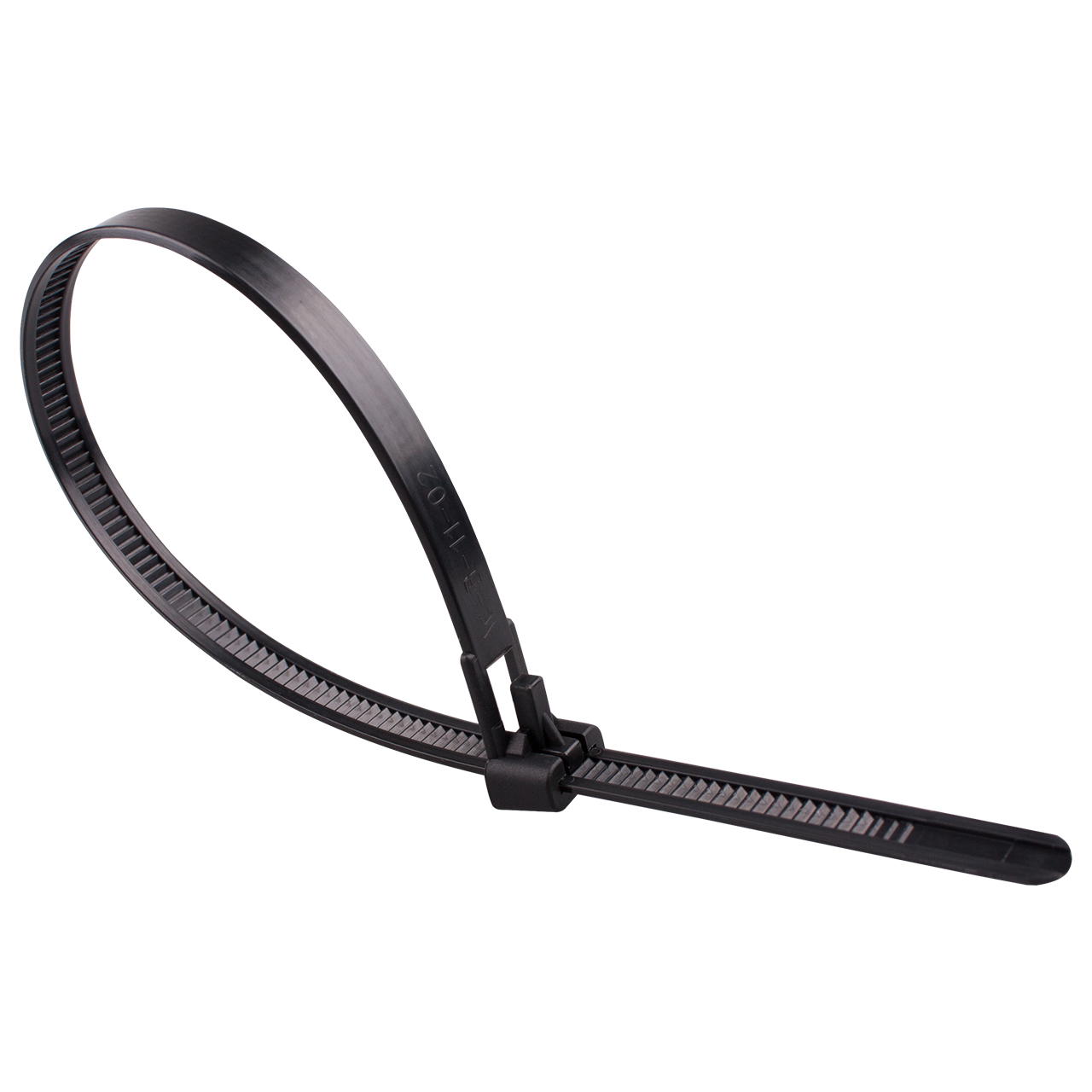 Kabelbinder lösbar - schwarz - 7,6 mm x 200 mm