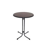Folding bar table - round