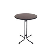 Folding bar table - round - anthracite