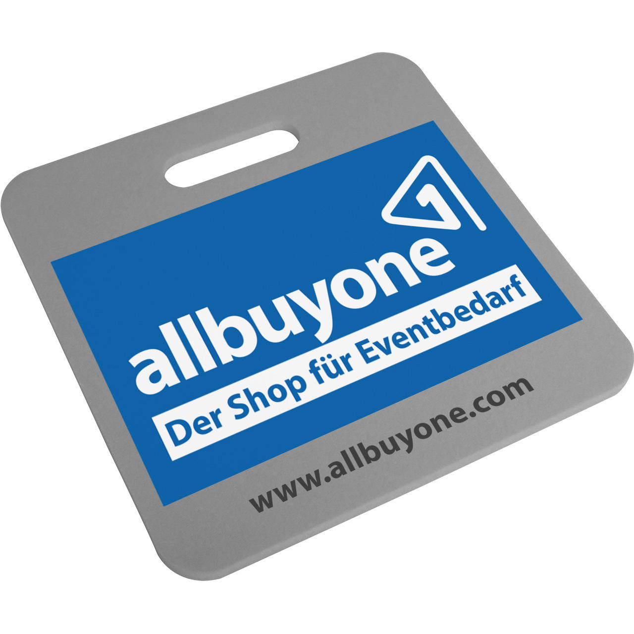 seat cushion printed - 3-coloured - grey