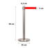 Preview: GRIP barrier stands – stainless steel
