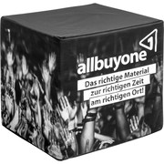 Sitzwürfel bedruckt