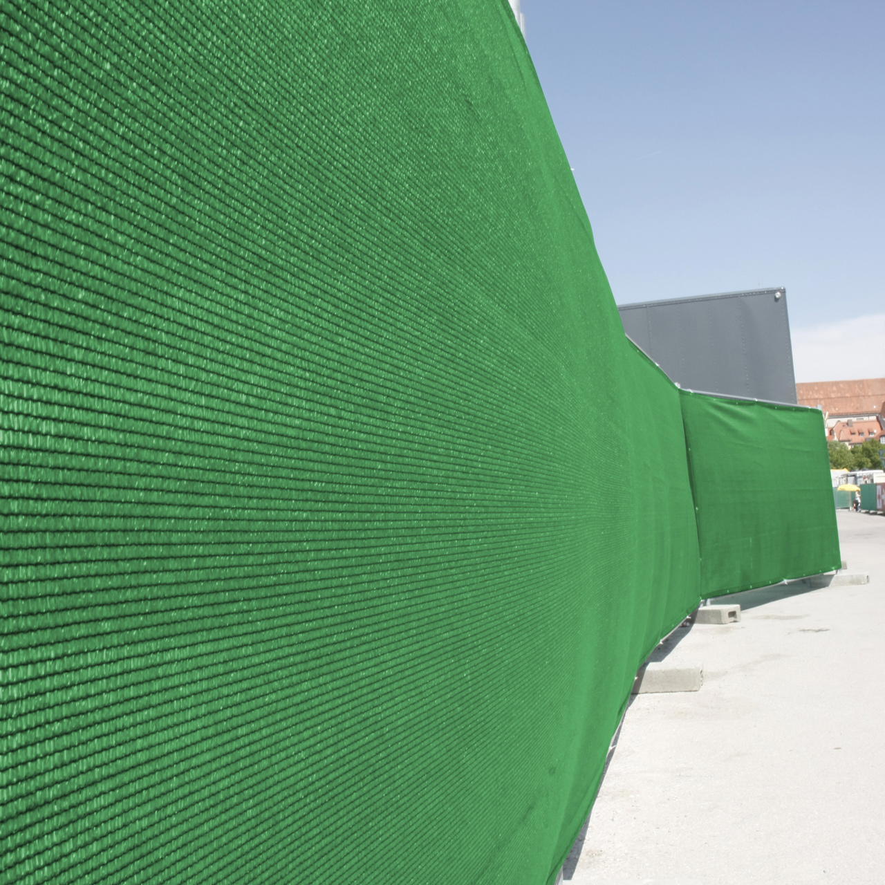 Bauzaun Sichtschutz B1 - grün