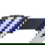 Gurtabsperrpfosten - weiß Gurtabsperrpfosten Kunststoff - weiß - blau