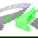 plastic admission wristbands - neon green Unprinted vinyl tape - neon green