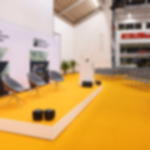 Messeteppichboden B1 - gelb Rips Messeteppich gelb 2 x 50 m - gelb