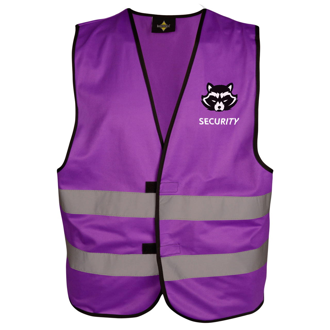 Signalweste - bedruckbar - 2-seitig - 2-farbig - lila