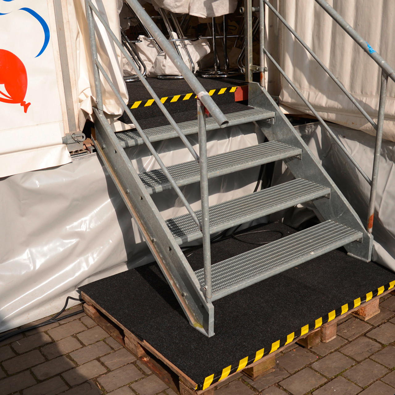 Caution tape GT 571 - black-yellow