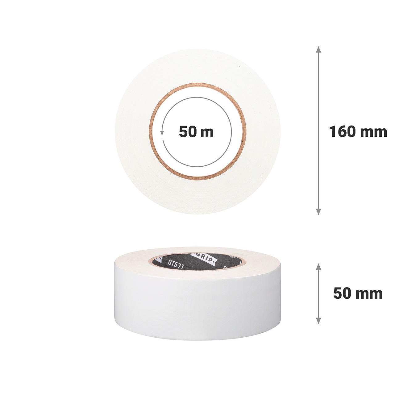 Adhesive cloth tape GT 571 - white