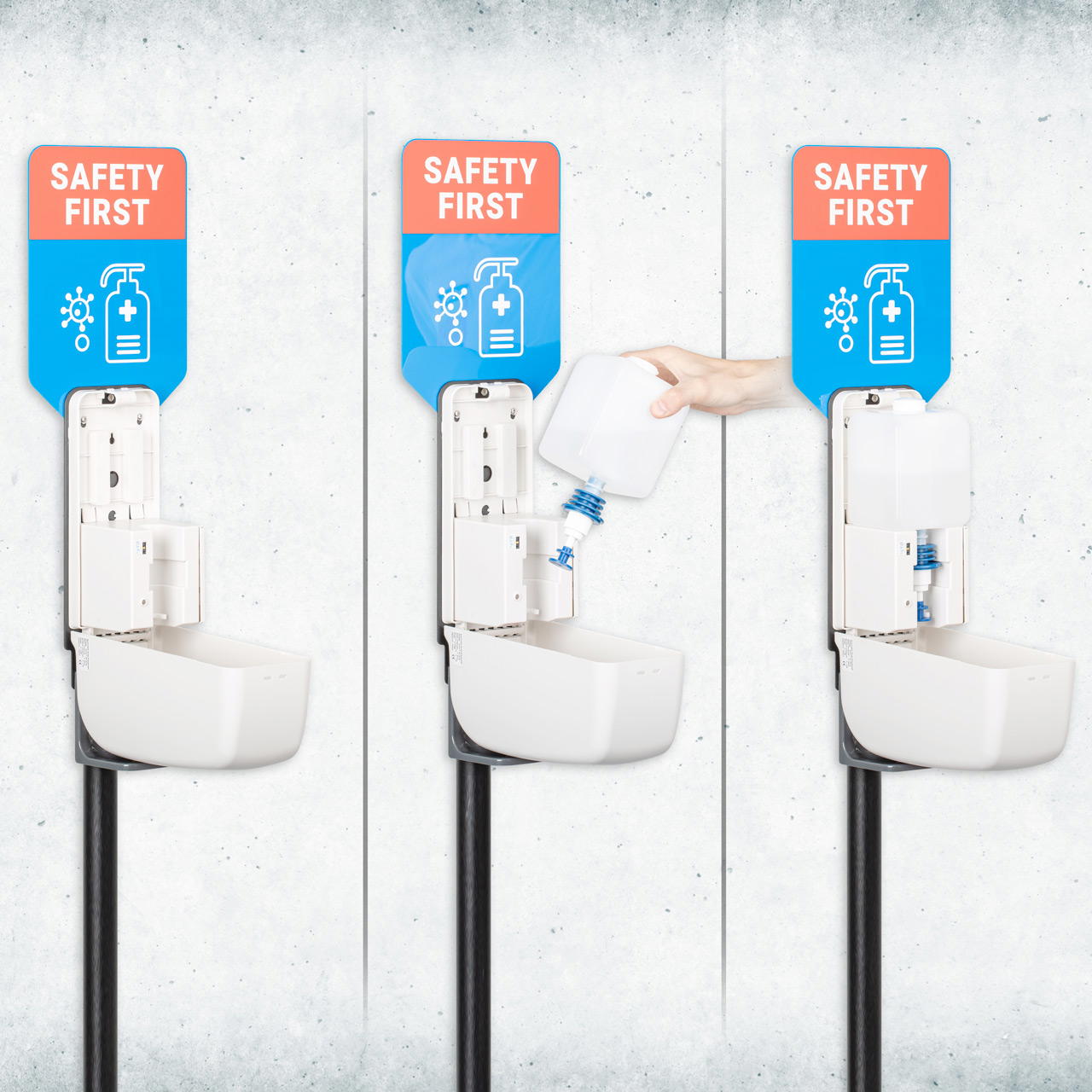 Desinfektionsmittelständer Sensor GRIP