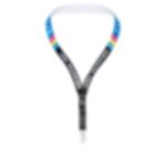 Lanyards bedrucken - 20 mm rPET Lanyard bedruckt 1-seitig - 20 mm - Karabiner Standard - ohne Sicherheitsverschluss - ohne Clip