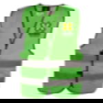 Signalweste mit Aufdruck - 2-seitig Signalweste - bedruckbar - 2-seitig - 3-farbig - grün