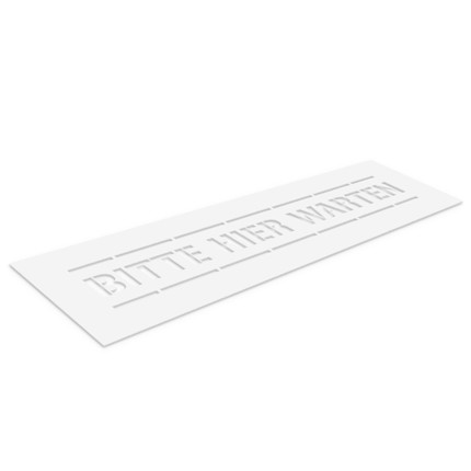 Template "PLEASE WAIT HERE"