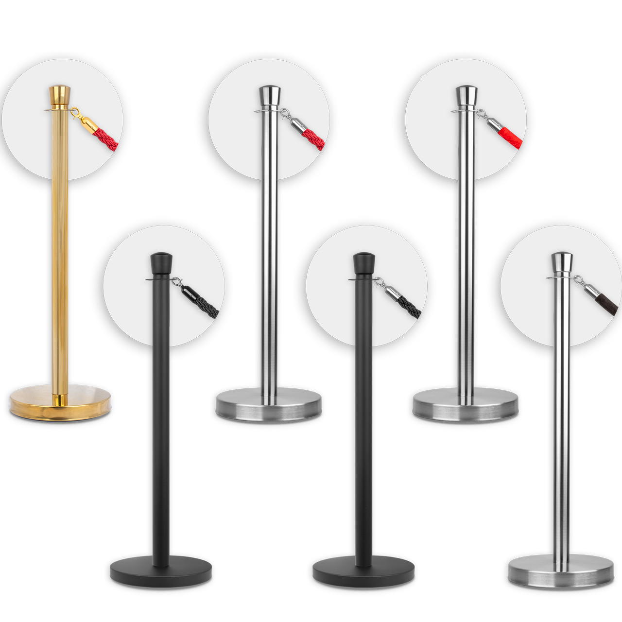 Kordelständer GRIP - schwarz