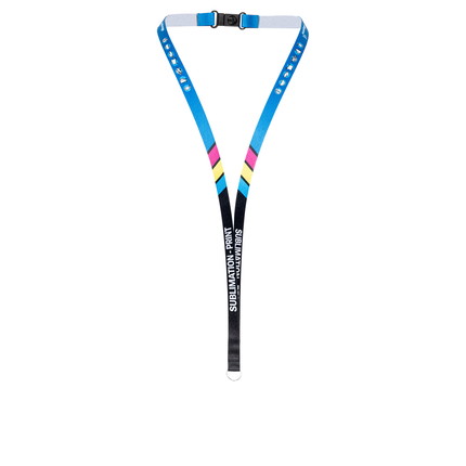 Lanyards bedruckt 1-seitig - 10 mm - Ring - mit Sicherheitsverschluss - ohne Clip