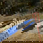 Barrier tape striped - blue-white Barrier tape striped - blue-white