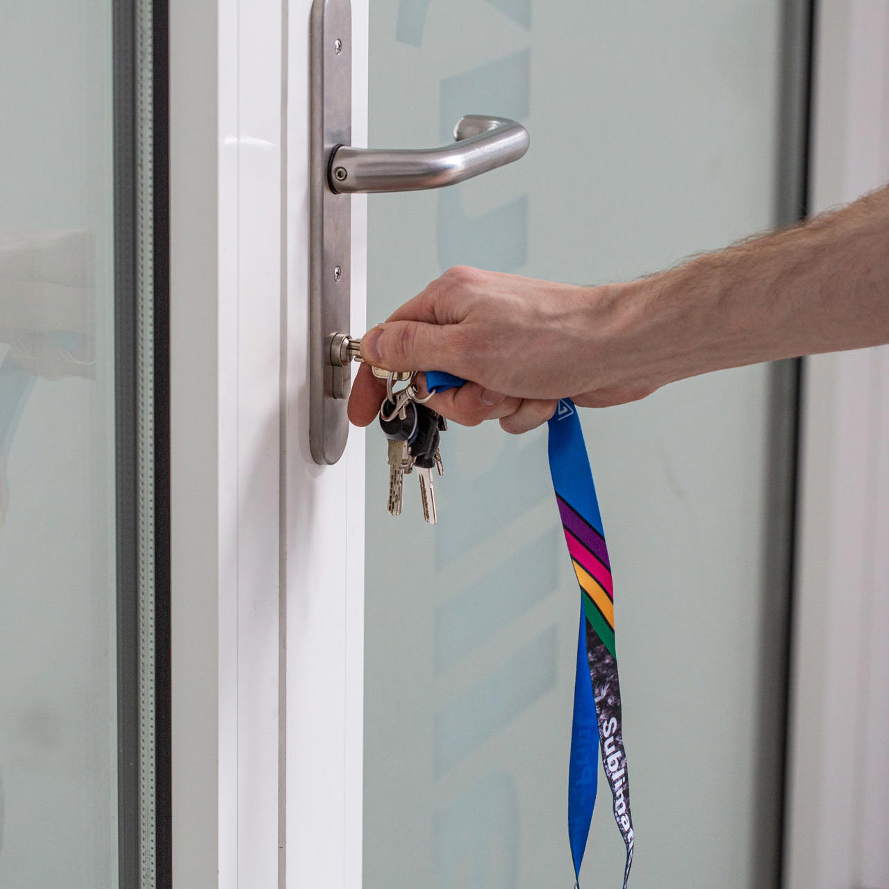 Lanyards bedruckt 2-seitig - 10 mm - Karabiner Standard - ohne Sicherheitsverschluss - ohne Clip