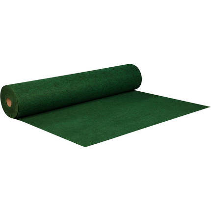 Rips Messeteppich dunkelgrün meliert 2 x 50 m  - dunkelgrün meliert