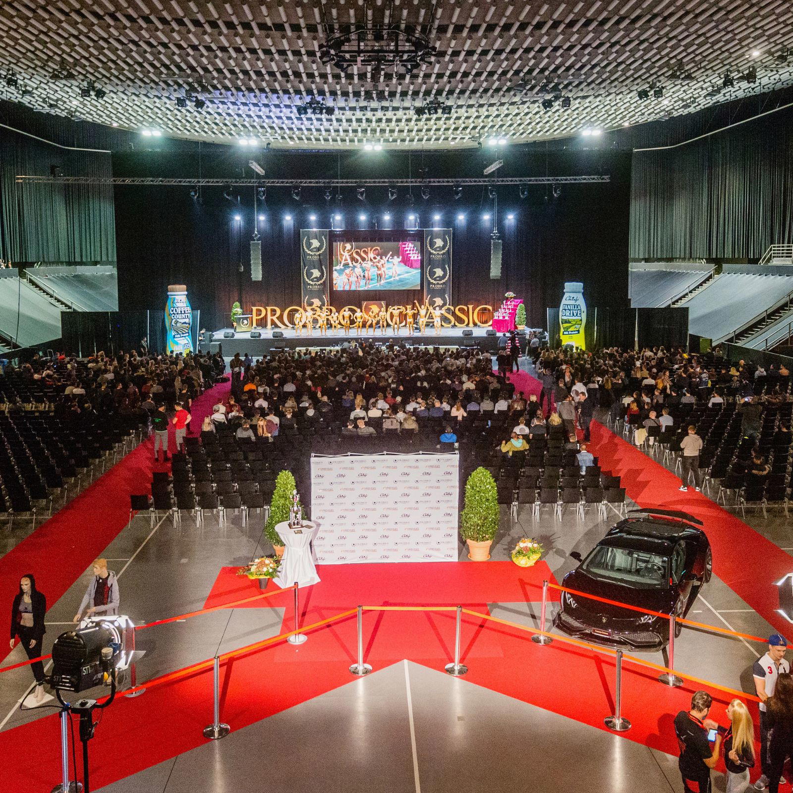 Rips Messeteppich Rollenware 2 m x 25 m - grau meliert