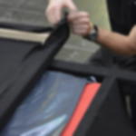 Bühnenmolton Meterware - rot Bühnenmolton B1 - Meterware - rot