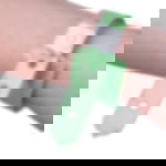 plastic admission wristbands - apple green Unprinted vinyl tape - apple green