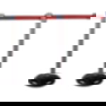 belt barrier posts - grey Plastic belt barrier posts - grey - red