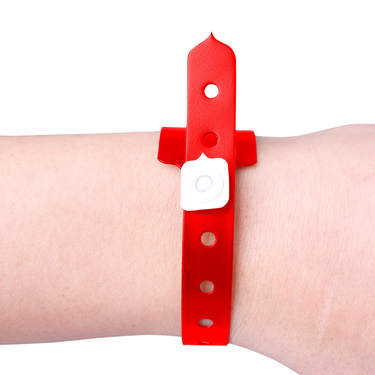 Unprinted vinyl tape - red