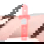 plastic admission wristbands - red Unprinted vinyl tape - red