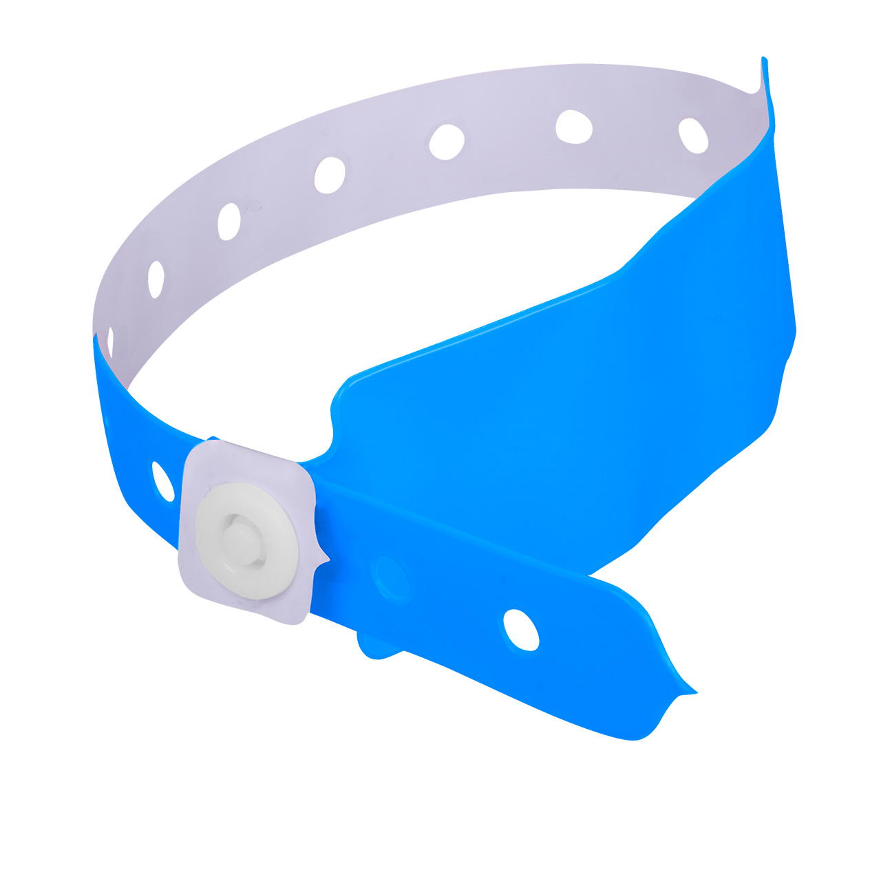 Unprinted vinyl tape - neon blue