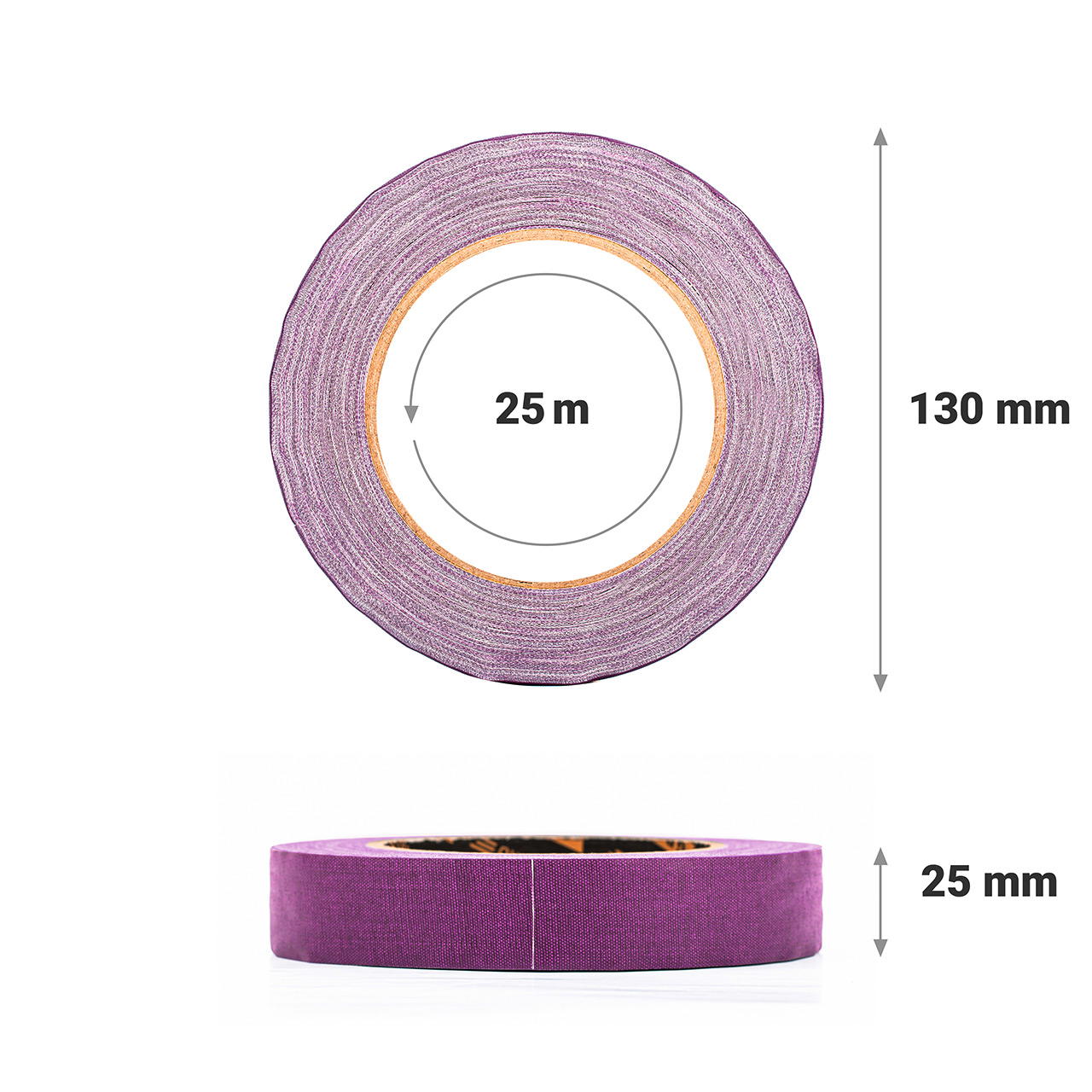 GT PRO cloth tape - 25 mm - purple