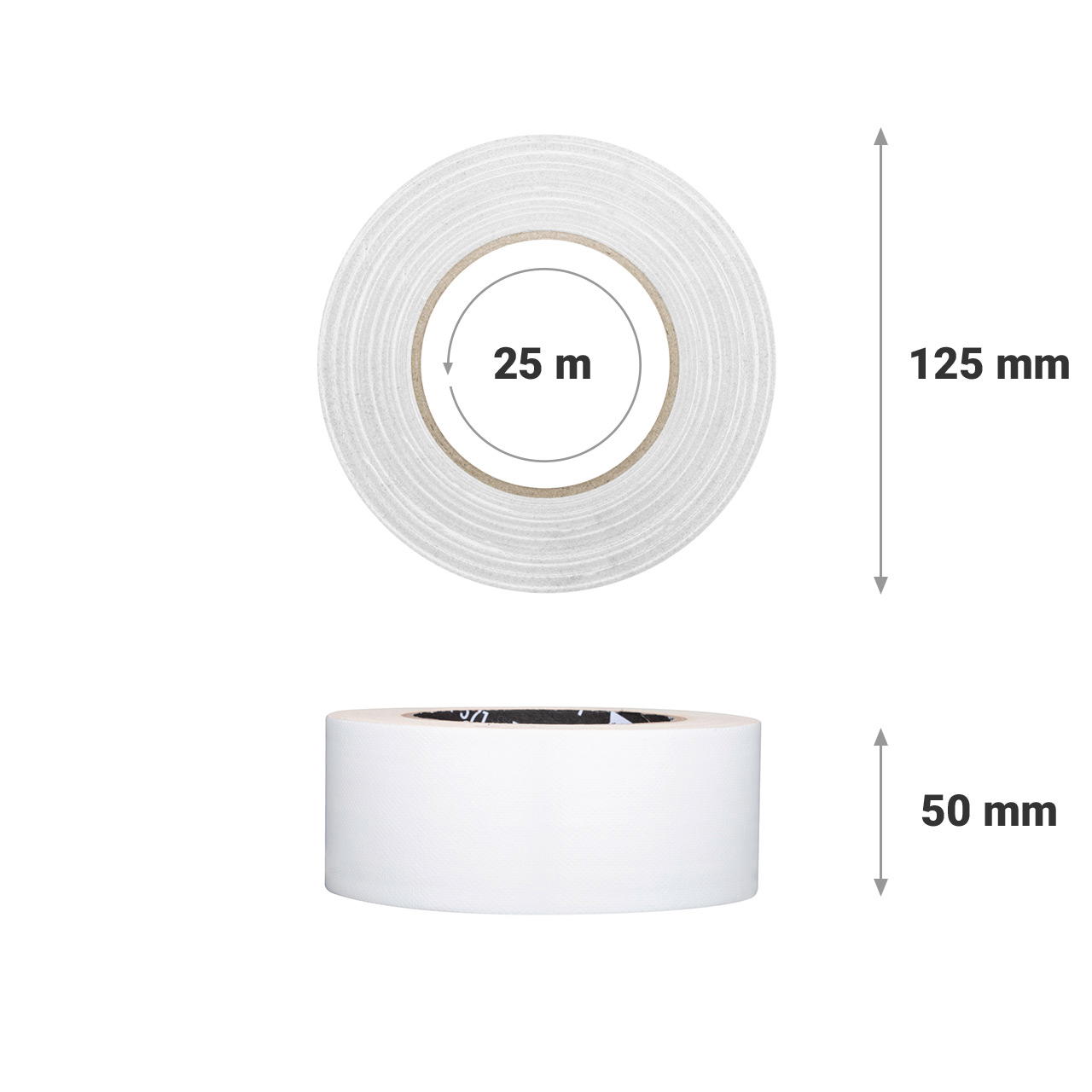 Gewebeklebeband farbig Grip Tape GT 571, weiß - weiß