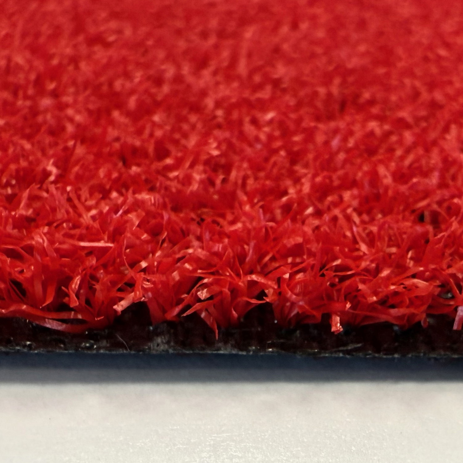 Kunstrasenteppich 2 x 25 m - 2 m - red