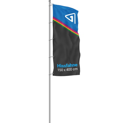 hoist-flag portrait format hoist-flag portrait format | without hemstitch - eyeleted