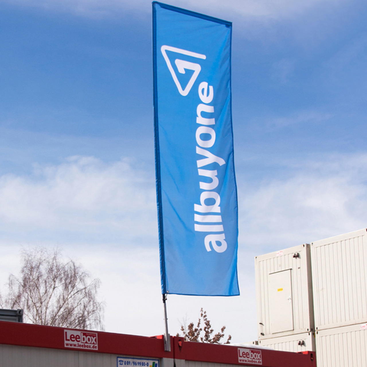 Containerfahne individuell bedruckt