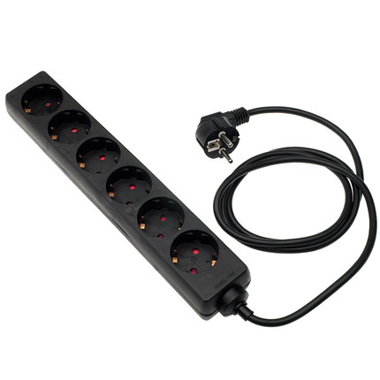 extension socket - 6-fold extension socket - 6-fold