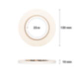 clothtape 10 mm - white GT PRO cloth tape - 10 mm - white