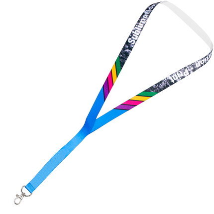 Lanyards bedruckt 1-seitig - 15 mm - Karabiner Standard - ohne Sicherheitsverschluss