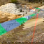 Barrier tape striped - green-white Barrier tape striped - green-white