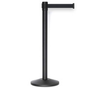 QueueWay demarcation stands - Powder-coated steel (black)