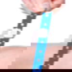 vinyl admission wristbands - blue Printed vinyl admission wristbands (1c) - blue