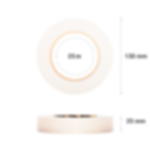 professional adhesive cloth tape - white GT PRO cloth tape - 25 mm - white
