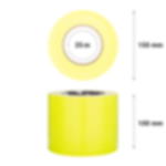 adhesive cloth tape 100mm - neon yellow Adhesive cloth tape neon extra wide GT 571 - neon yellow