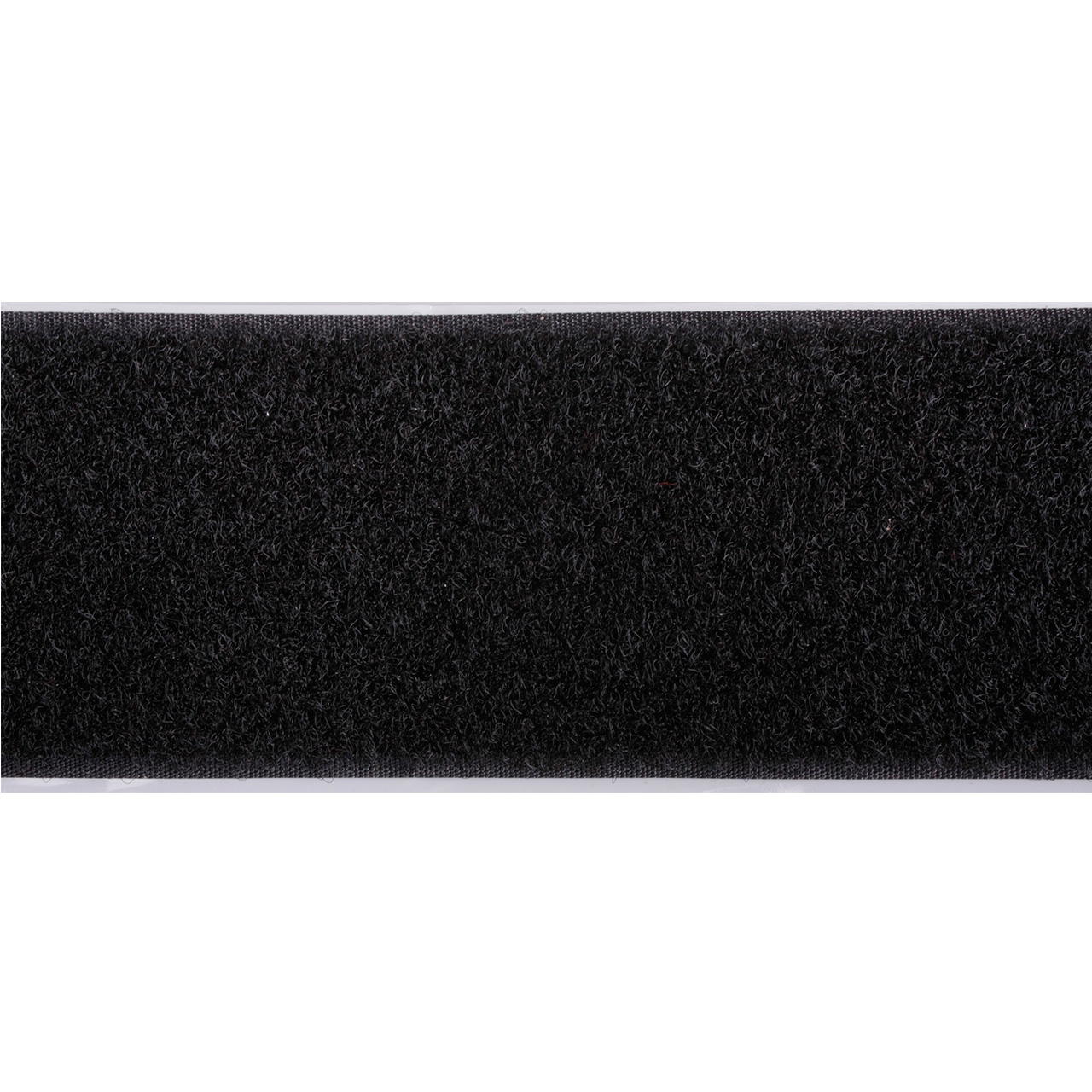 fleece tape self-adhesive - 50 mm - black