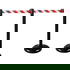 Preview: Plastic belt barrier posts