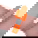 plastic admission wristbands - neon orange Unprinted vinyl tape - neon orange